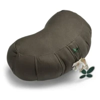 Zafu halvmåne meditationspude, Dark Olive