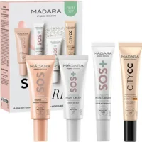 Mádara SOS Care 4-Step Skin-Soothing Routine Set, LIGHT, 1 pk.
