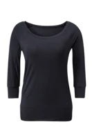 Curare Flow #20 Shirt Boat Neck 3/4 - Midnight-blue