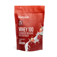 Bodylab Whey 100 Strawberry Milkshake, 400 g.