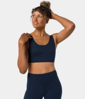 Manduka "Dhara" Bra, Midnight Heather, str. XS.