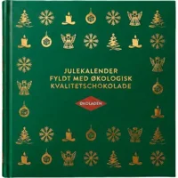 Økoladen Julekalender m. fyldte chokolade & lakridskugler Ø, 310 g.