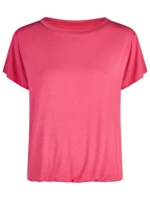 Curare Flow #2604 top round neck - Raspberry