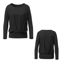 Curare Flow #9241 Boxpleat Shirt - Black