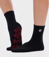 Manduka Equilibria Halvhøje Pilatessokker, Black