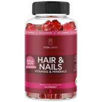 VitaYummy Hair & Nails Raspberry, 60stk.