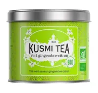 Kusmi Grøn te citron og ingefær Ø, 100g.