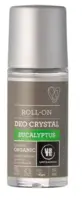 Urtekram deo crystal roll on eucalyptus, 50ml.
