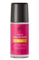Urtekram deo Crystal roll on rose, 50ml.