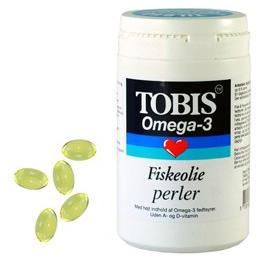 Billede af Tobis fiskeolie omega 3, 200kap./perler