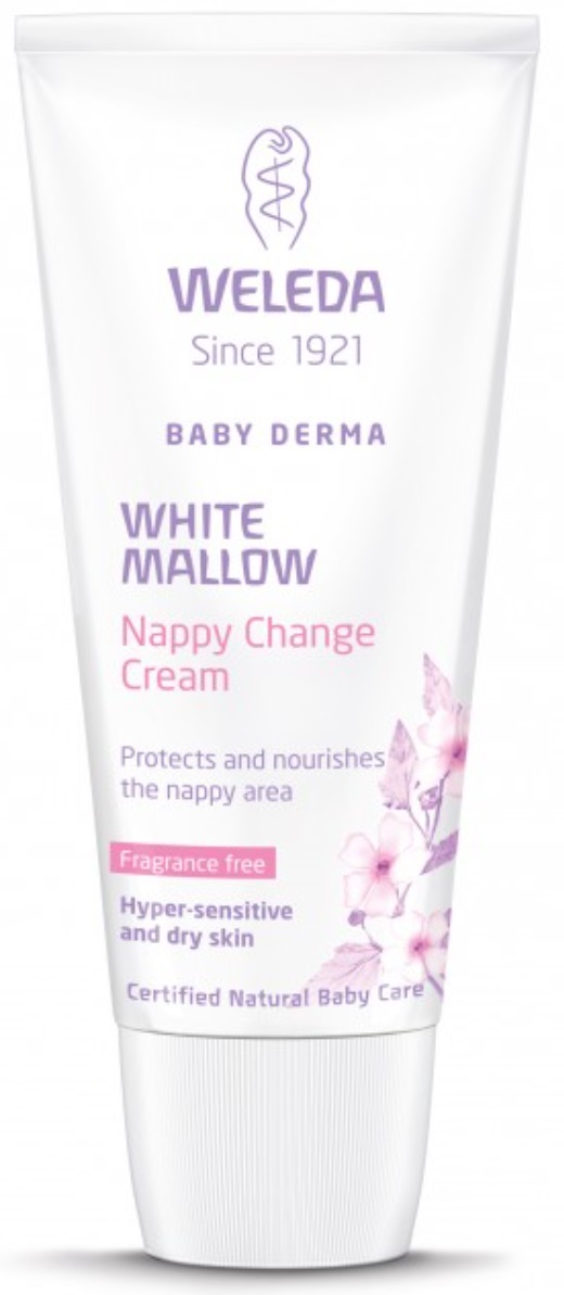 Billede af Weleda Nappy change cream White Mallow Baby Derma, 50ml.