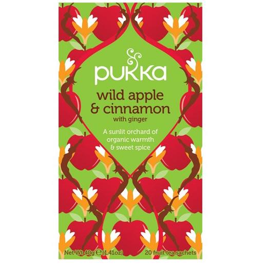 Billede af Pukka Wild apple te Ø, 40g.