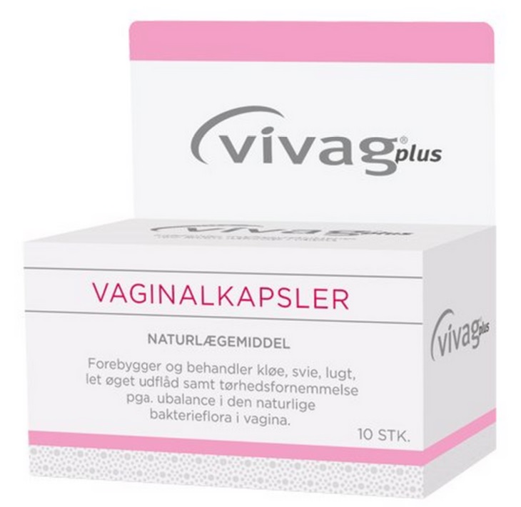 Billede af Vivag Vaginalkapsler - Naturlægemiddel, 10 kaps.