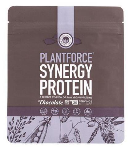 Billede af Plantforce Synergy Protein chokolade, 400g. hos Ren-velvaereshop.dk