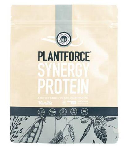 Billede af Plantforce Synergy Protein vanilje, 400g. hos Ren-velvaereshop.dk