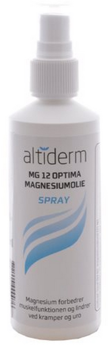 Billede af Magnesiumolie i sprayflaske MG 12 Optima Altiderm, 100ml.