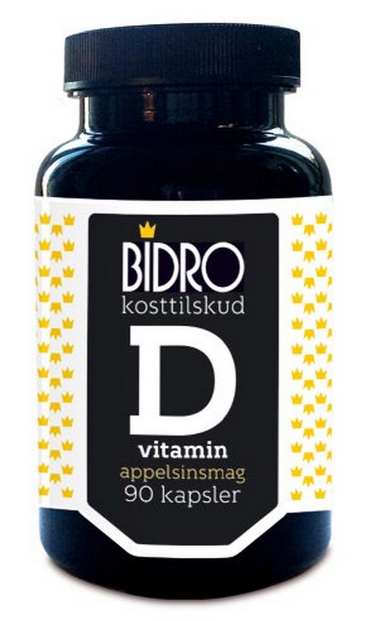 Billede af Bidro D-vitamin 38 ug m.appelsinsmag, 90kap.