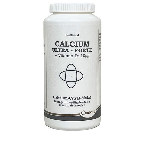 Camette Calcium ultra forte + ekstra D3, 200tab.