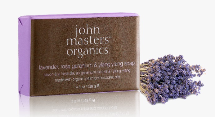Billede af John Masters Lavendel, Rose Geranium & Ylang Ylang Soap, 128g. hos Ren-velvaereshop.dk