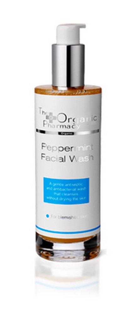 Se The Organic Pharmacy Peppermint Facial Wash, 100ml. hos Ren-velvaereshop.dk