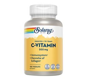 Solaray C-vitamin 180kap 500 mg - REN velvære