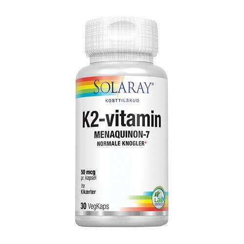 Billede af Solaray K2-vitamin 50 mcg, 30kap.