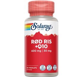 Solaray Rød Ris & Q10 60kap - REN velvære