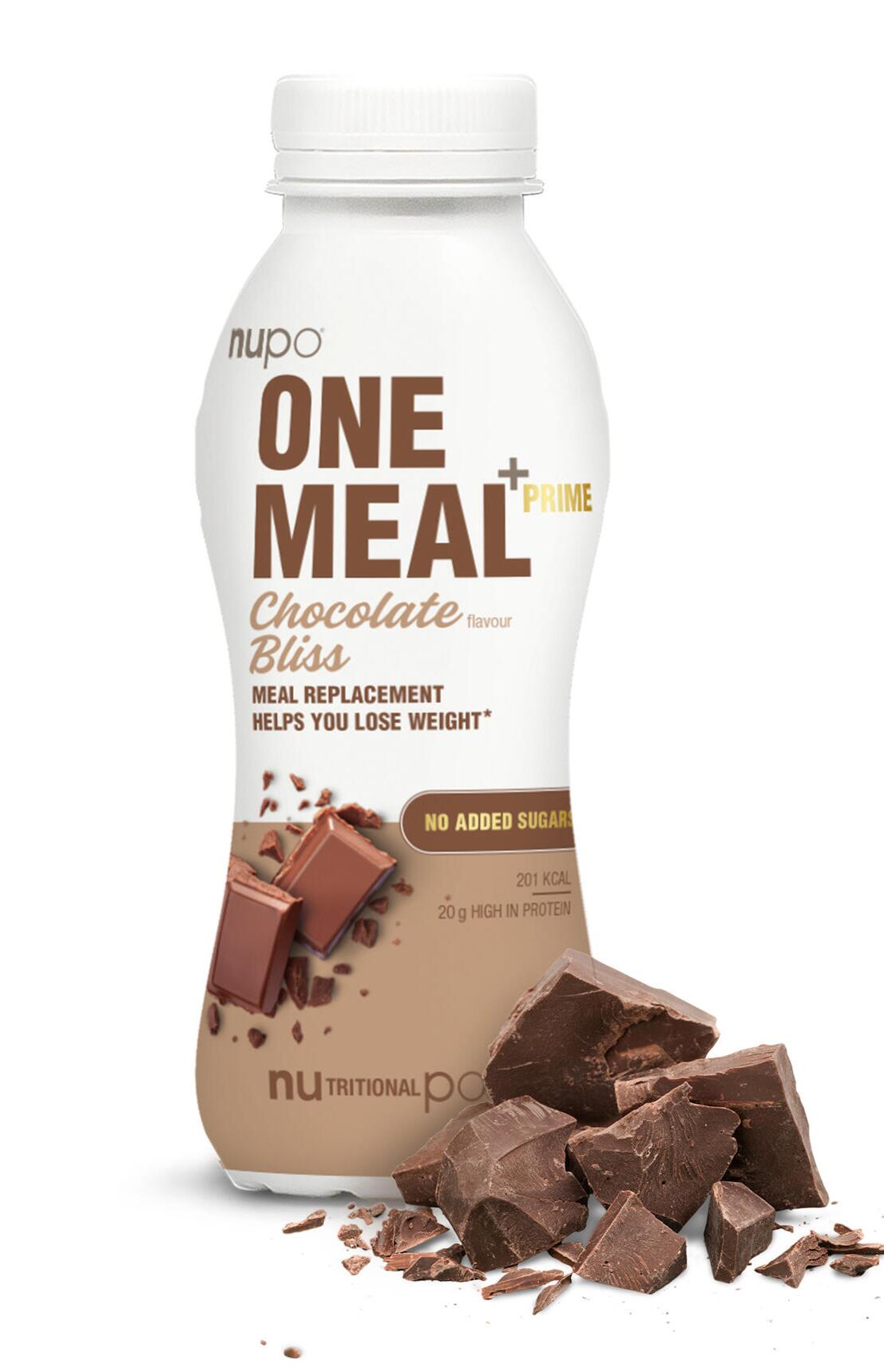 Nupo One Meal +Prime Shake  -  Chocolate Bliss, 330ml.