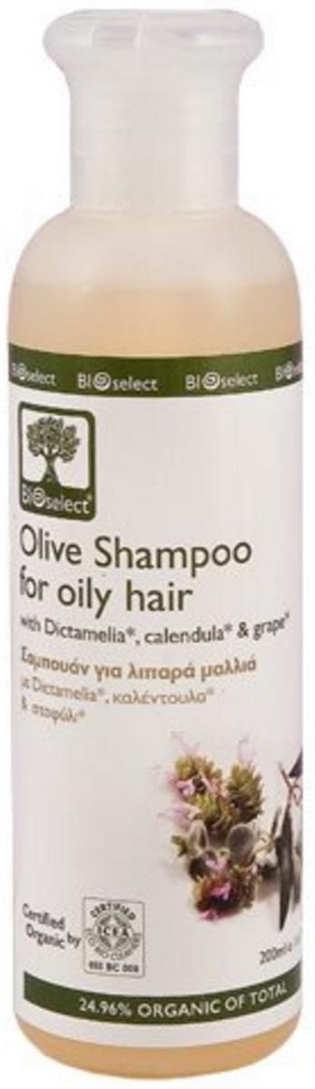 Billede af Bioselect BioEco Oliven shampo fedtet hår, 200ml.