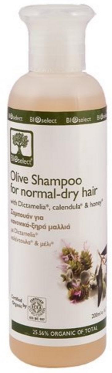 Billede af Bioselect BioEco Oliven shampo normal tørt hår, 200ml.