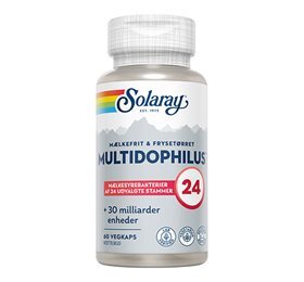 Solaray Multidophilus 24 - 60 Kap - REN velvære