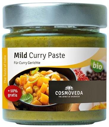 Se Cosmoveda Curry Paste mild Ø, 175g. hos Ren-velvaereshop.dk