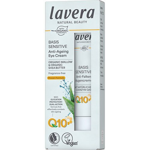 Lavera Eye Cream Q10 Basis Sensitiv &bull; 15 ml.