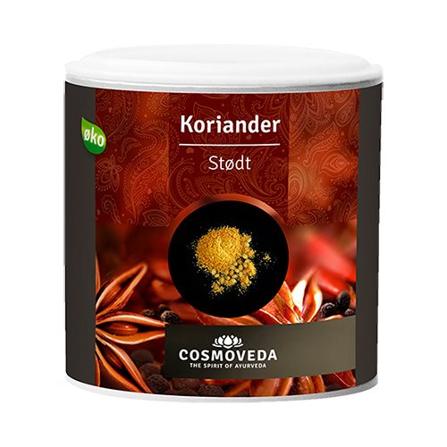 Se Cosmoveda Koriander pulver Ø, 70g. hos Ren-velvaereshop.dk