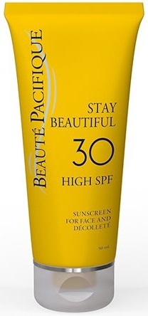 Beauté Pacifique Solcreme til ansigtet 30 SPF Stay Beautiful, 50ml.