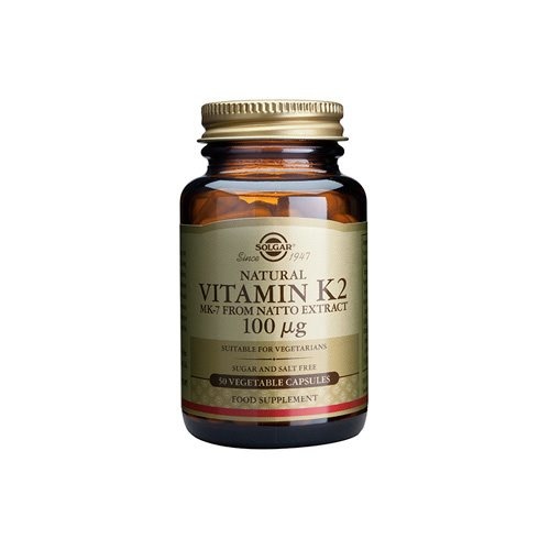 Billede af Solgar K2 Vitamin, 50 kaps. hos Ren-velvaereshop.dk