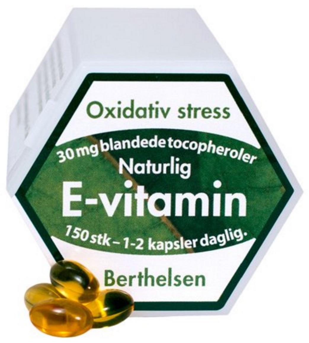 Billede af Berthelsen E-vitamin, 150kap.