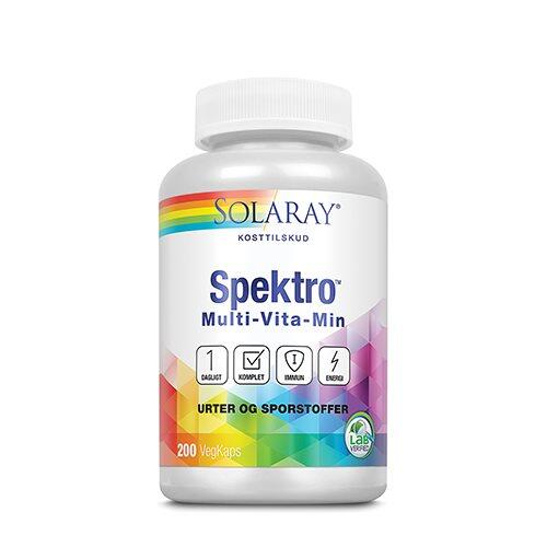 Billede af Spektro m. jern Multi-vitamin 200 kapsler hos Ren-velvaereshop.dk