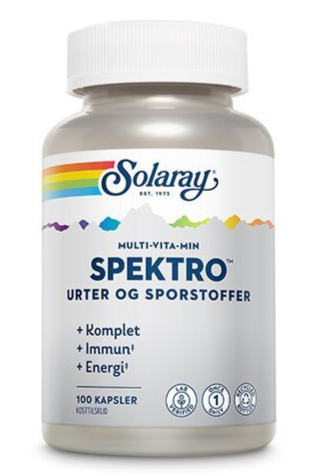 Billede af Spektro m. jern Multi vitamin 100 kapsler hos Ren-velvaereshop.dk