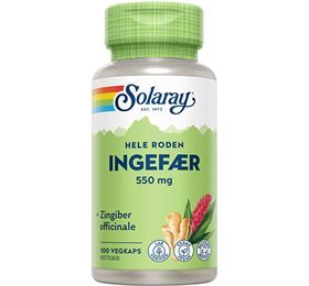 Solaray Ingefærrod 100kap - REN velvære