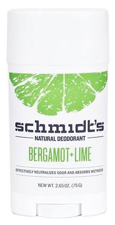 Billede af Schmidtâs Deodorant stick Bergamot+Lime, 75g. hos Ren-velvaereshop.dk