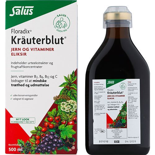 Salus Kräuterblut Floradix 500 ml - REN velvære