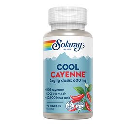 Solaray Cool Cayenne 90 Kap - REN velvære