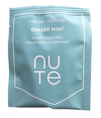 Se NUTE Green Ginger Mint Teabags 10 stk. hos Ren-velvaereshop.dk