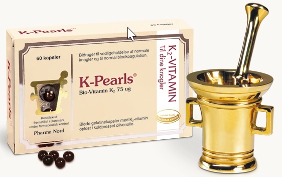 Billede af K-Pearls Bio-Vitamin K2, 60 kaps. hos Ren-velvaereshop.dk