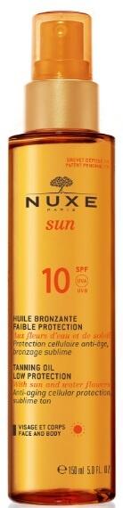 Nuxe Sun Tanning Oil SPF 10, 150ml