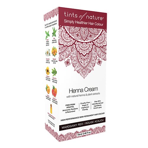 Billede af Hårfarve Henna Creme Mahogany Red Tints of Nature, 70 ml hos Ren-velvaereshop.dk