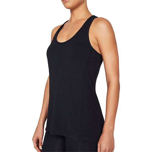 Sports tank top Dame sort str. L, 1stk