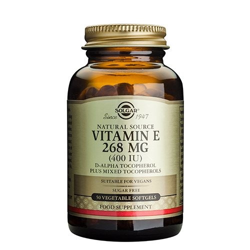 Billede af Solgar Vitamin E 268 mg, 50 kap/40g hos Ren-velvaereshop.dk