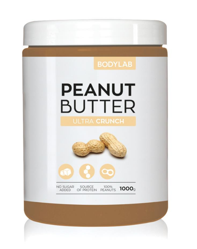Bodylab Peanut Butter - Ultra Crunch, 1kg.